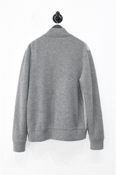 Dark Ash Brunello Cucinelli Bomber Jacket, size XL