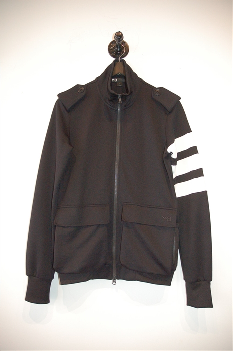 Black Y-3 - Yohji Yamamoto Track Jacket, size S