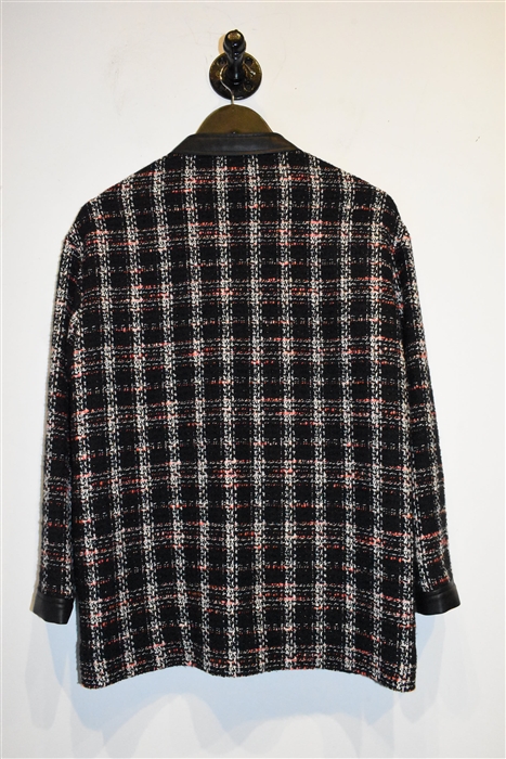 Black Tweed Maje Tweed Jacket, size 4