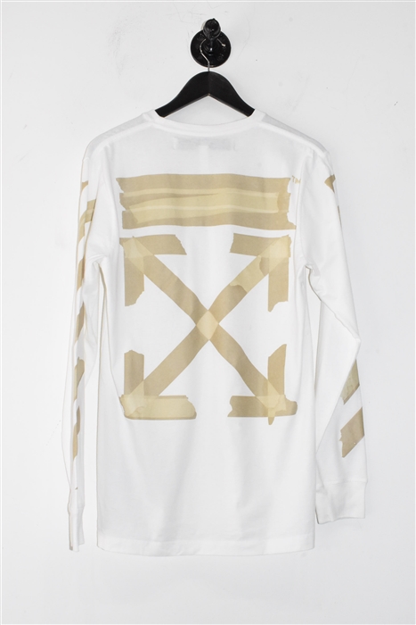 Soft White Off-White T-Shirt, size M