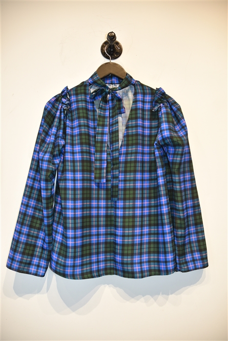 Tartan MSGM Blouse, size 2