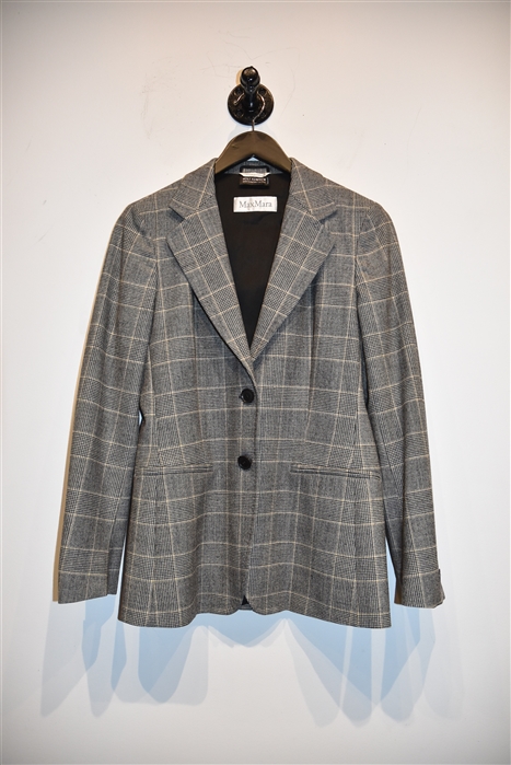 Glen Plaid Max Mara Blazer, size 8