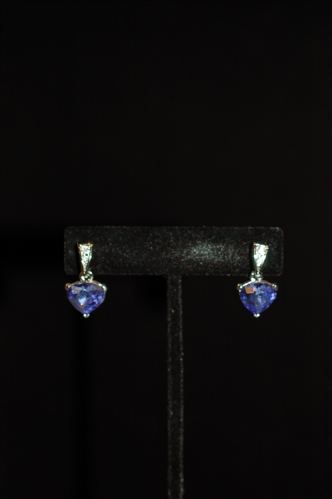 Violet Nina Ricci Earrings, size O/S