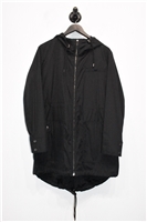 Basic Black Theory Rain Coat, size XS