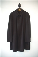 Basic Black Donna Karan Overcoat, size L