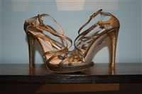 Gold Miu Miu Sandal, size 8