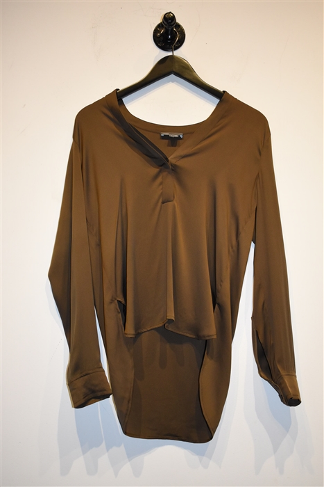 Bronze Vince Silk Blouse, size 4