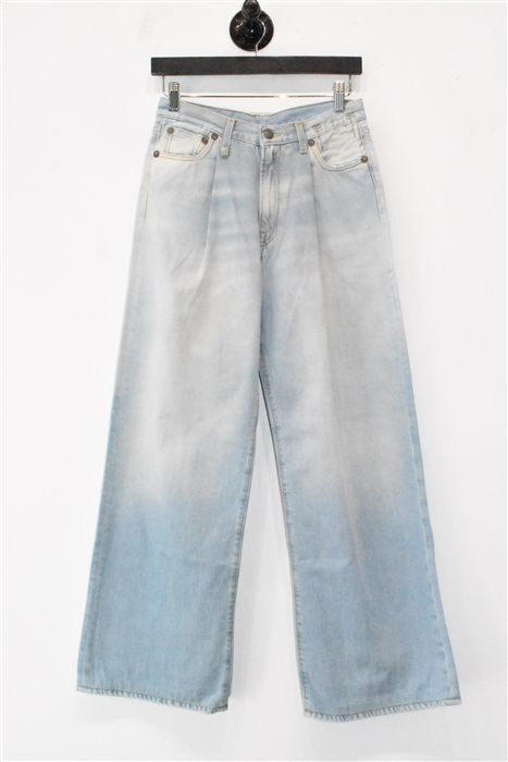 Light Denim R13 Wide-Leg, size 24