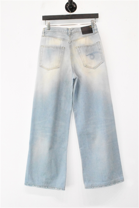 Light Denim R13 Wide-Leg, size 24