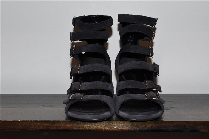 Navy Saint Laurent Sandal, size 8