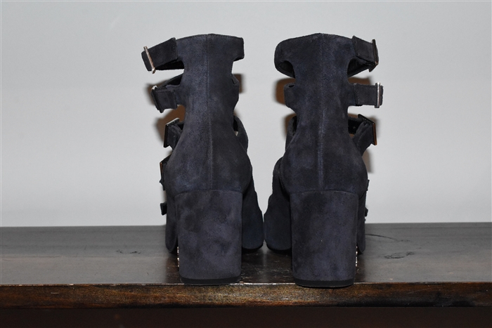 Navy Saint Laurent Sandal, size 8