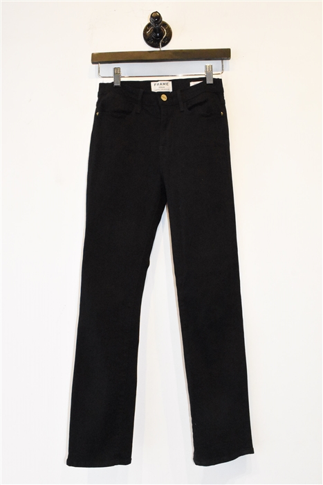 Basic Black Frame Straight Leg Jean, size 26