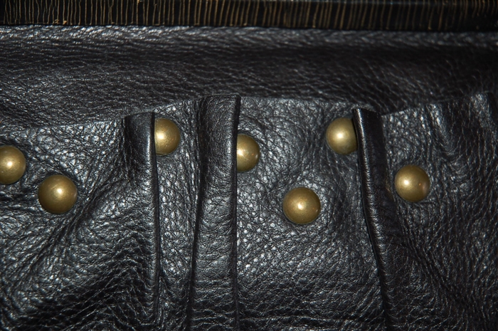 Black Leather Miu Miu Handbag, size M