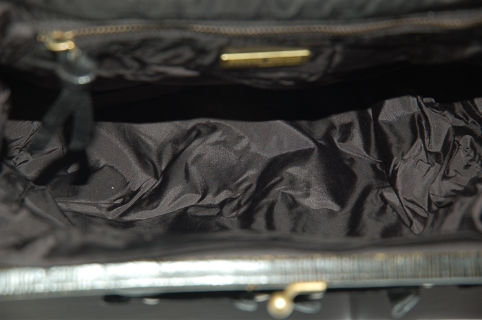 Black Leather Miu Miu Handbag, size M