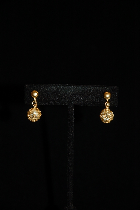 Gold Nina Ricci Earrings, size O/S