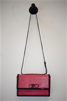 Pink & Black Salvatore Ferragamo Shoulder Bag, size S