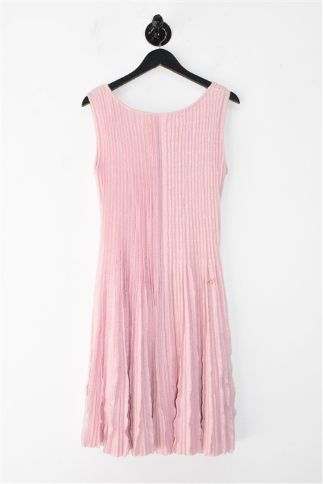 Soft Pink Chanel A-Line Dress, size 8