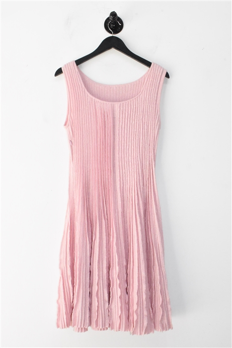 Soft Pink Chanel A-Line Dress, size 8