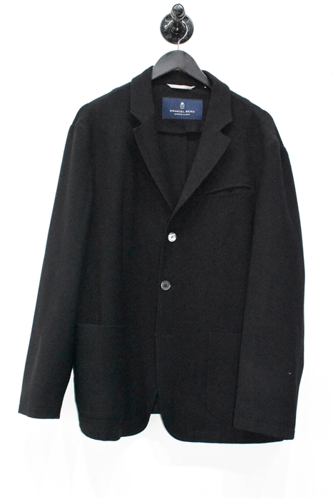 Basic Black Emanuel Berg Shirt Jacket, size XL