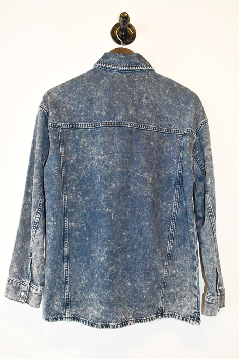 Faded Denim Sandro Overshirt, size S