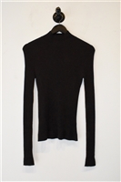 Dark Chocolate Hermes Cashmere Sweater, size M
