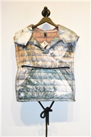 Abstract Print JT Puffer Vest, size M