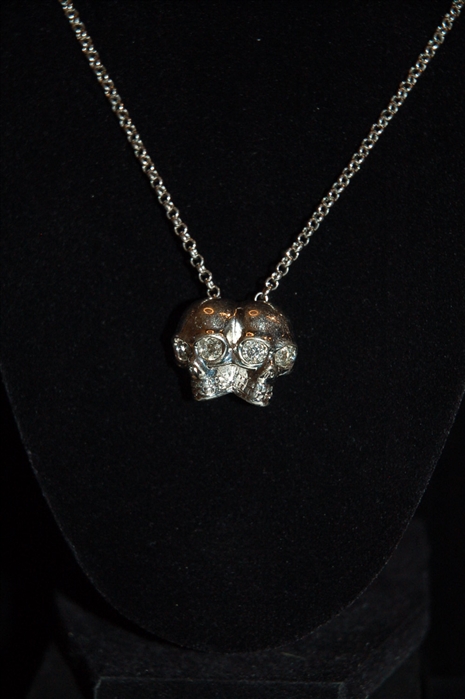 Silver Alexander McQueen Necklace, size O/S