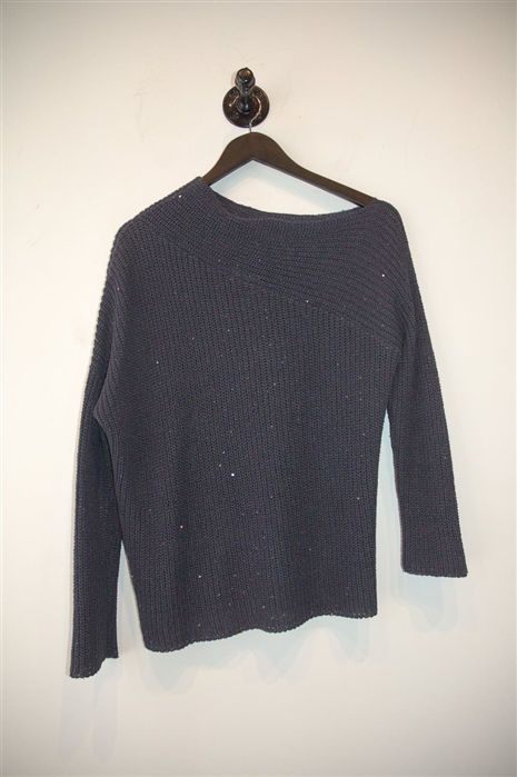 Navy Brunello Cucinelli Pullover, size M