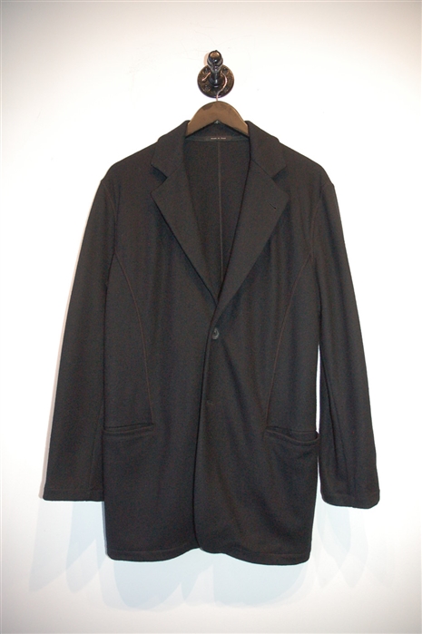 Basic Black Emporio Armani Sport Coat, size L