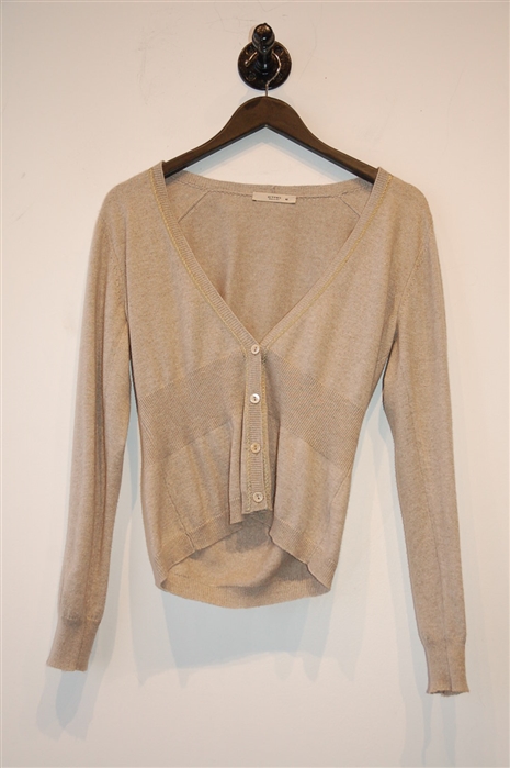 Oatmeal Etro Cardigan, size 6