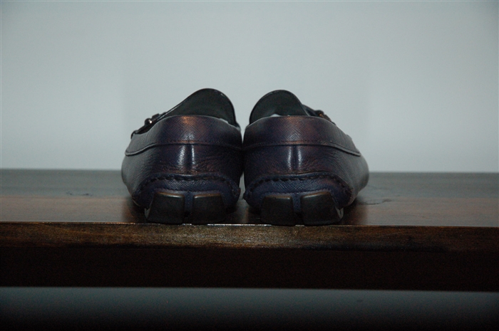 Navy Prada Loafer, size 10.5