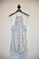 White & Blue Zimmermann Romper, size S