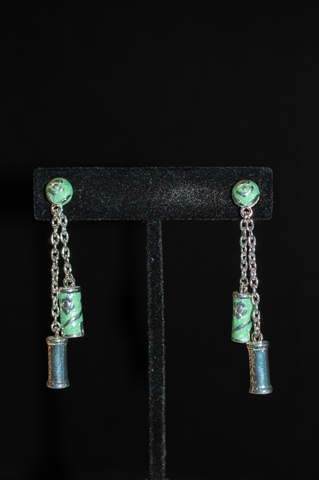 Rhodium Nina Ricci Earrings, size O/S