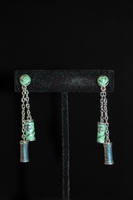 Rhodium Nina Ricci Earrings, size O/S