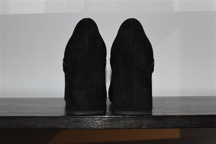 Black Suede Prada Mary Janes, size 8