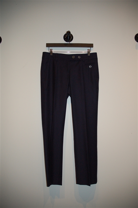 Navy Brunello Cucinelli Slacks, size 8