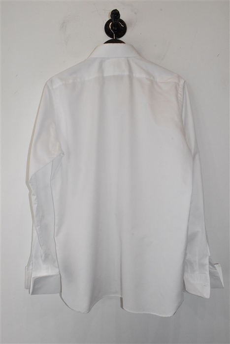 Crisp White Tom Ford Tuxedo Shirt, size L