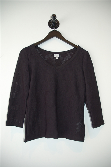 Basic Black Armani Collezioni Pullover, size 10