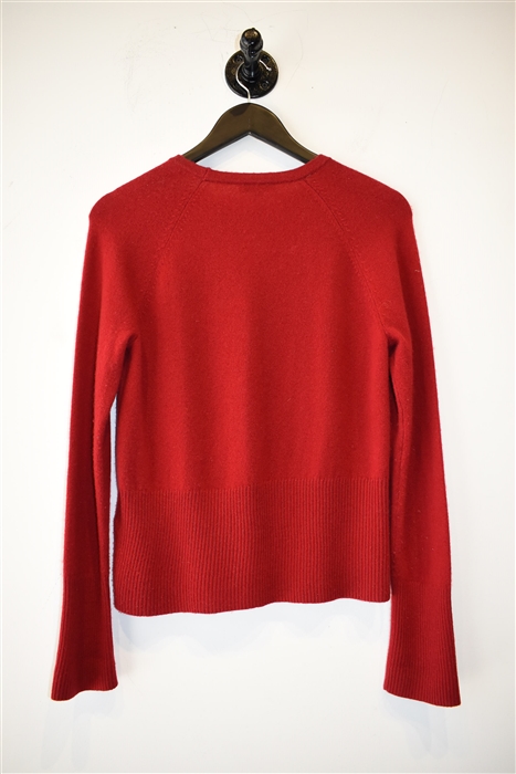Deep Red Equipment Cashmere Sweater, size S