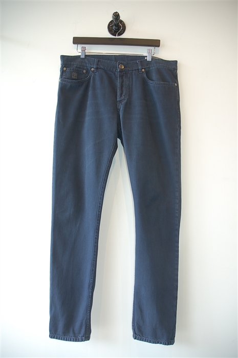 Navy Brunello Cucinelli Denim, size 38