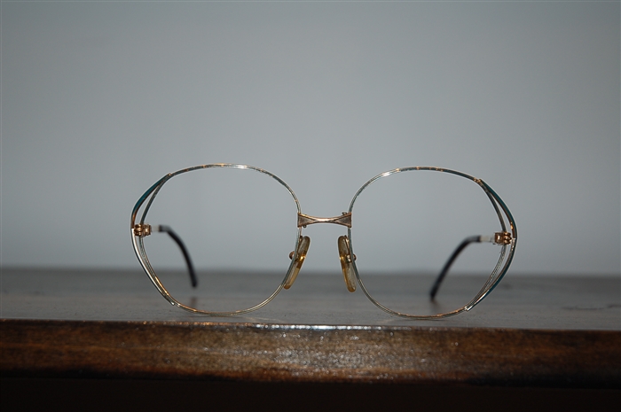 Gold Christian Dior - Vintage Eyeglasses, size O/S