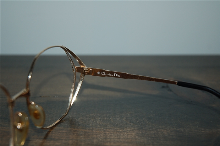 Gold Christian Dior - Vintage Eyeglasses, size O/S