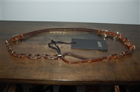 Dark Leather Seventy Belt, size M