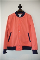 Peach Herschel Supply Co Bomber Jacket, size M