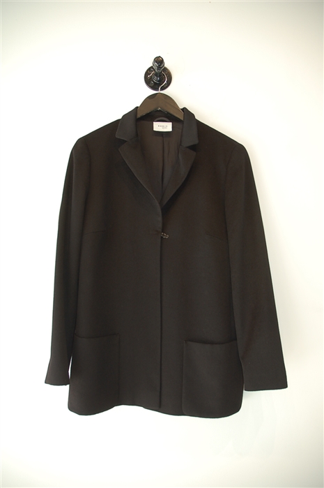 Basic Black Akris - Punto Coat, size 12