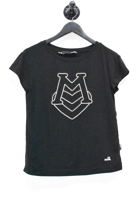 Black Moschino - Love T-Shirt, size 2