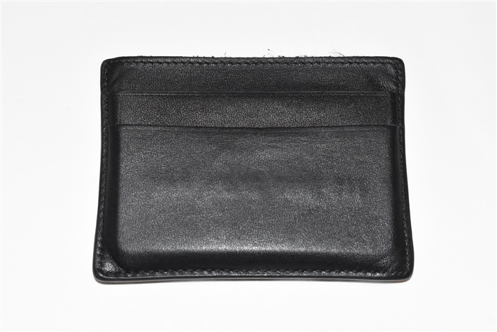 Black Leather Balenciaga Card Holder, size O/S