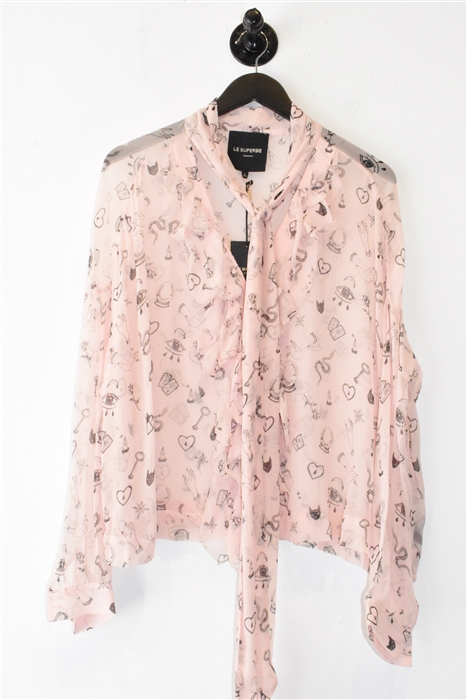 Peach Le Superbe Blouse, size L