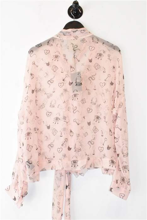 Peach Le Superbe Blouse, size L