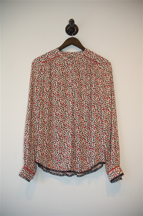 Print Zadig & Voltaire Button Blouse, size M